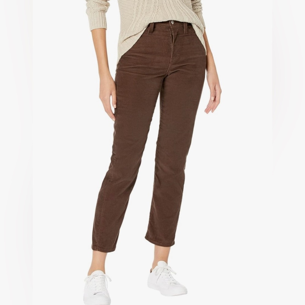 Levi's Brown Ankle-Length Cropped Pants